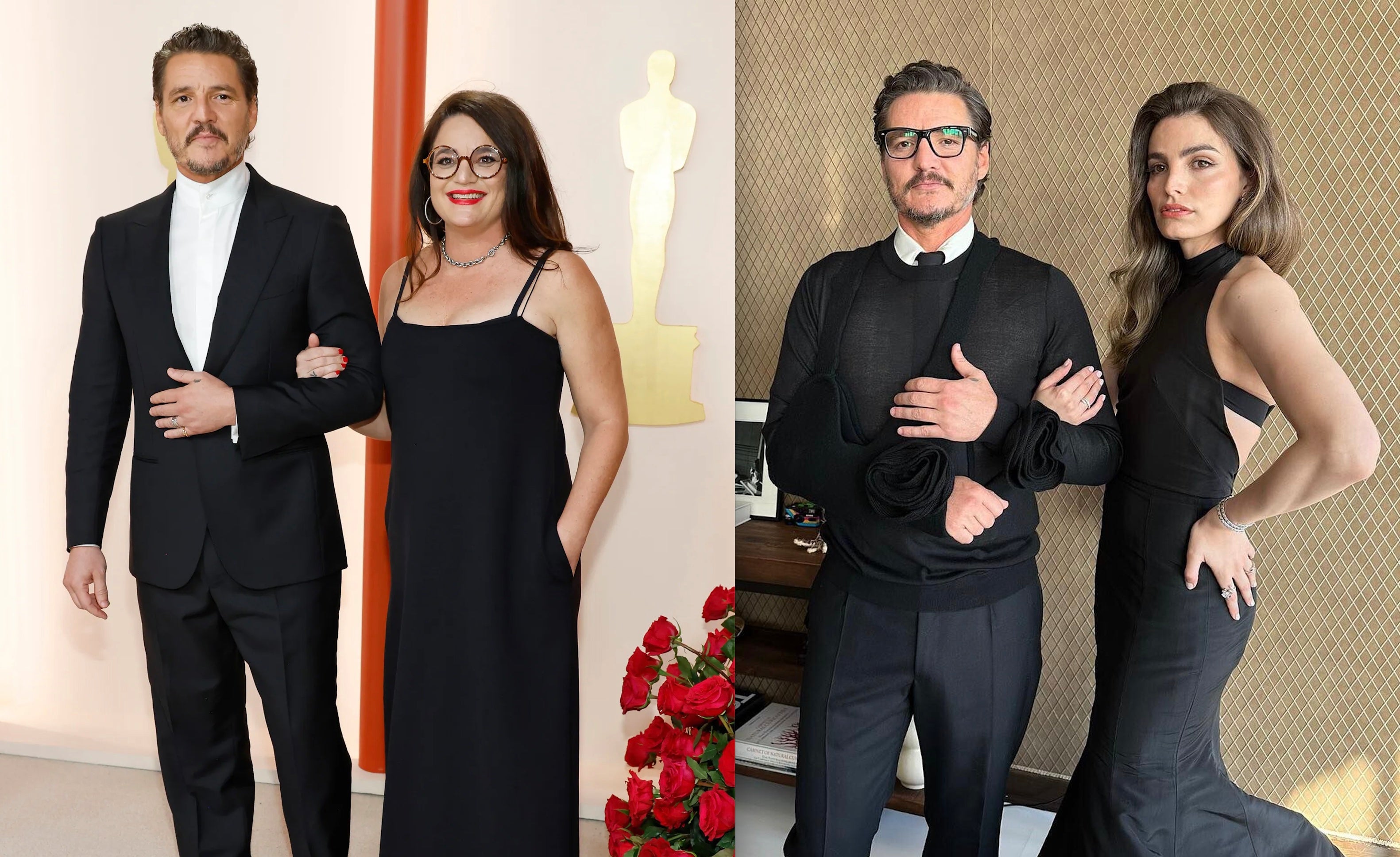 Pascal con sus hermanas Javiera (izquierda) y Lux (derecha), a las que está muy unido. Ambas, además, trabajan en la industria audiovisual. Tienen otro hermano.