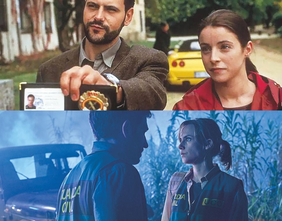 Los protagonistas de las dos películas basadas en sus novelas: Roberto Enríquez e Ingrid Rubio en El alquimista impaciente; y Quim Gutiérrez y Aura Garrido en La niebla y la doncella.