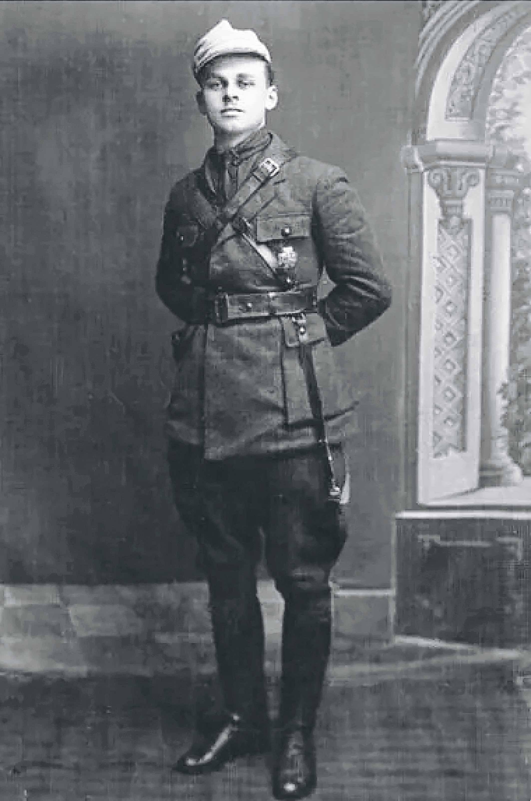 Pilecki en 1923. Con 22 años ya había combatido en dos guerras.