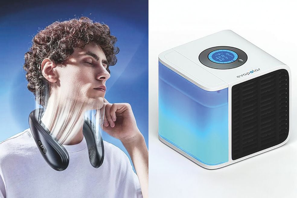 El aire acondicionado no ha experimentado grandes cambios en su diseño ni su eficiencia, pero hay intentos de personalizarlo. Es el caso de los 'collares' de aire, que se colocan alrededor del cuello y suministran aire refrigerado por agua, y «del primer enfriador de aire personal del mundo», según la empresa Evapolar ha presentado su pequeño cubo microclima. Posee un depósito de agua y un ventilador que crea una brisa. Promueve la idea de enfriar un espacio de trabajo o de descanso de una sola persona y evitar, por lo tanto, el desperdicio de energía.