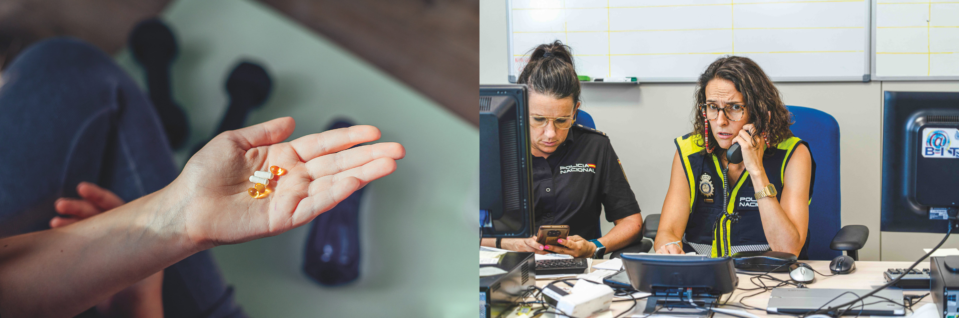 Tras recibir el aviso de un intento de suicidio con pastillas, rastrean las redes, localizan a la posible víctima a través de fuentes abiertas o IP y activan a Policía y Emergencias más cercanas. La gran mayoría de las veces llegan a tiempo.