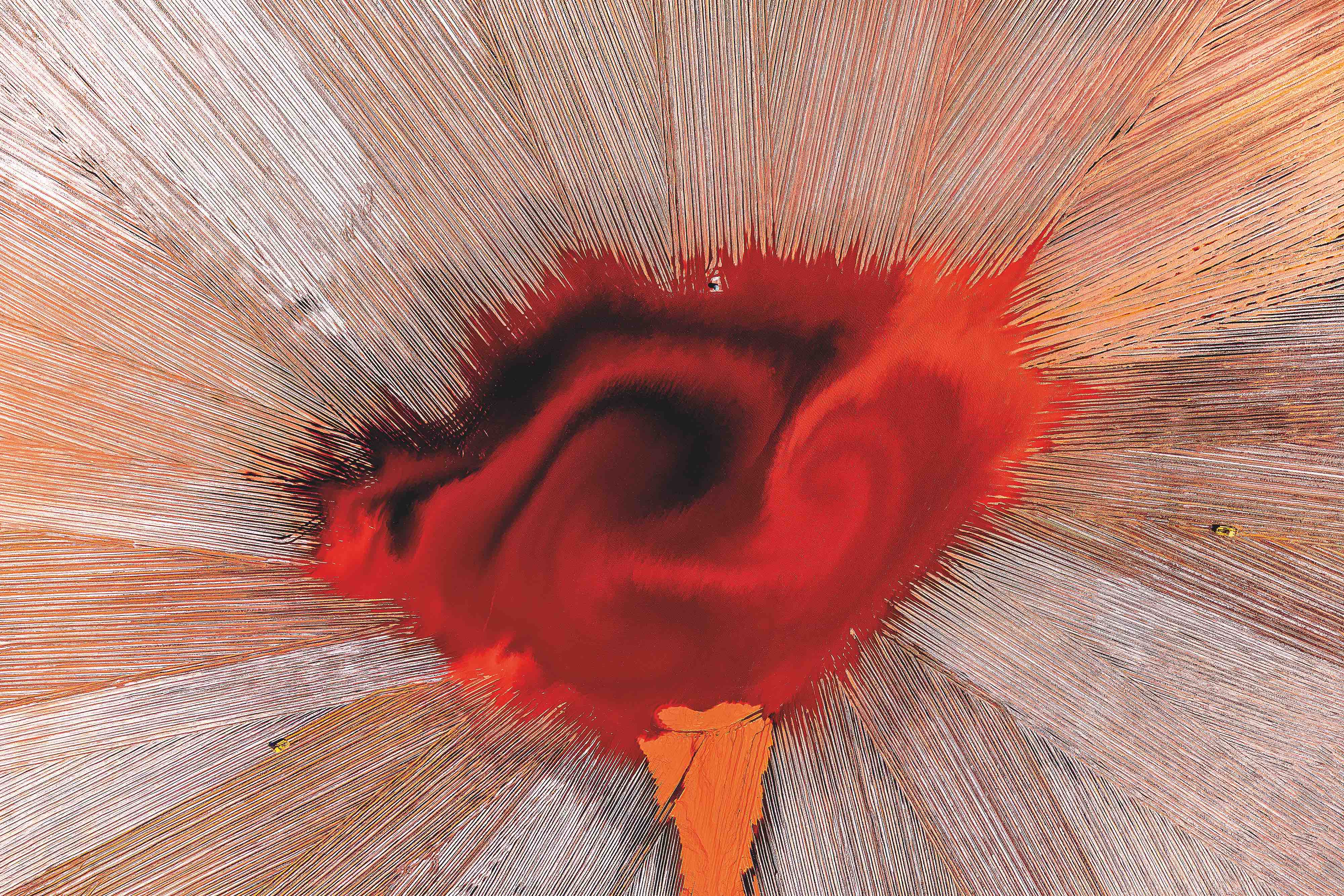 El fotógrafo australiano Colin Leonhardt se llevó el Premio especial por 'Twisted owl', la sorprendente vista aérea de una mina de alúmina en el norte de su país.