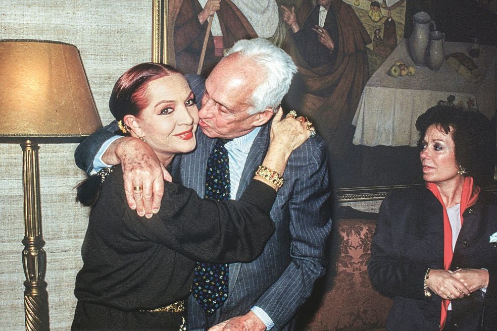 Coincidieron en EE.UU. en los años cincuenta y ella afirmó en sus memorias que Severo Ochoa fue el gran amor de su vida. Pero no hay pruebas de un romance entre ellos. Sí se conocieron. Aquí, en 1991, en un homenaje brindado a Sara.