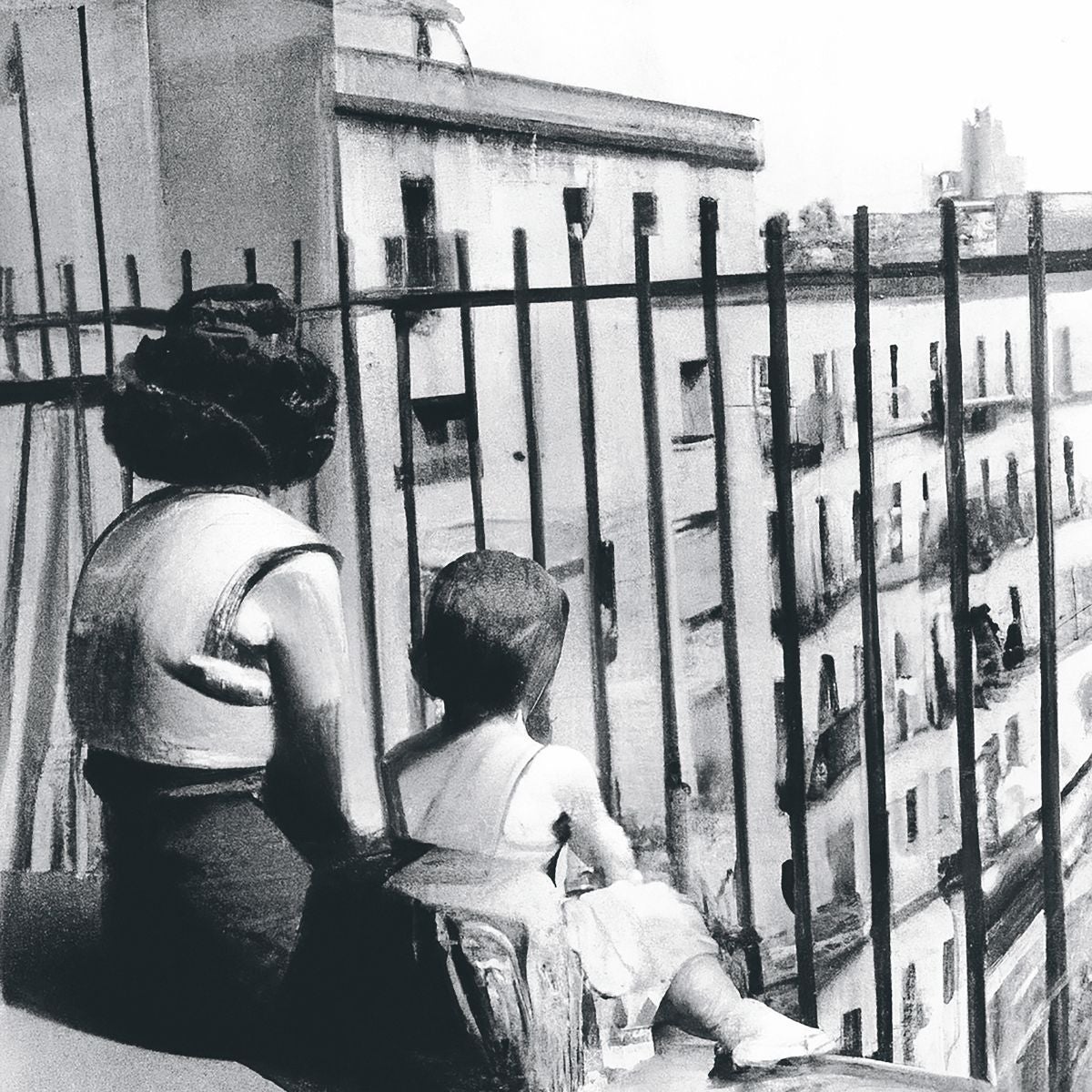 Al padre de Roser lo encarcelaron durante la Guerra Civil. Era médico republicano. Al acabar la guerra, lo trasladaron a la cárcel Modelo, en Barcelona. Para poder verlo y sentirse más cerca de él, la madre de Roser alquilaba un balcón en un edificio frente a la prisión durante la hora en la que los presos salían al patio.