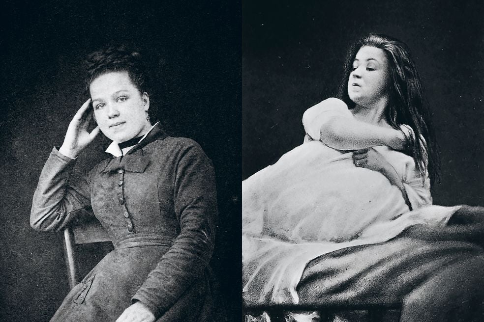 La paciente más famosa de Charcot fue Augustine, que llegó al hospital en 1875. El doctor la fotografiaba en supuestos ataques histéricos, que Augustine aprendió a fingir para dar al neurólogo lo que este esperaba.