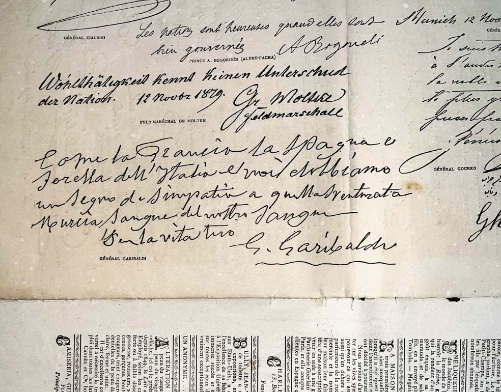 El apoyo de Garibaldi.