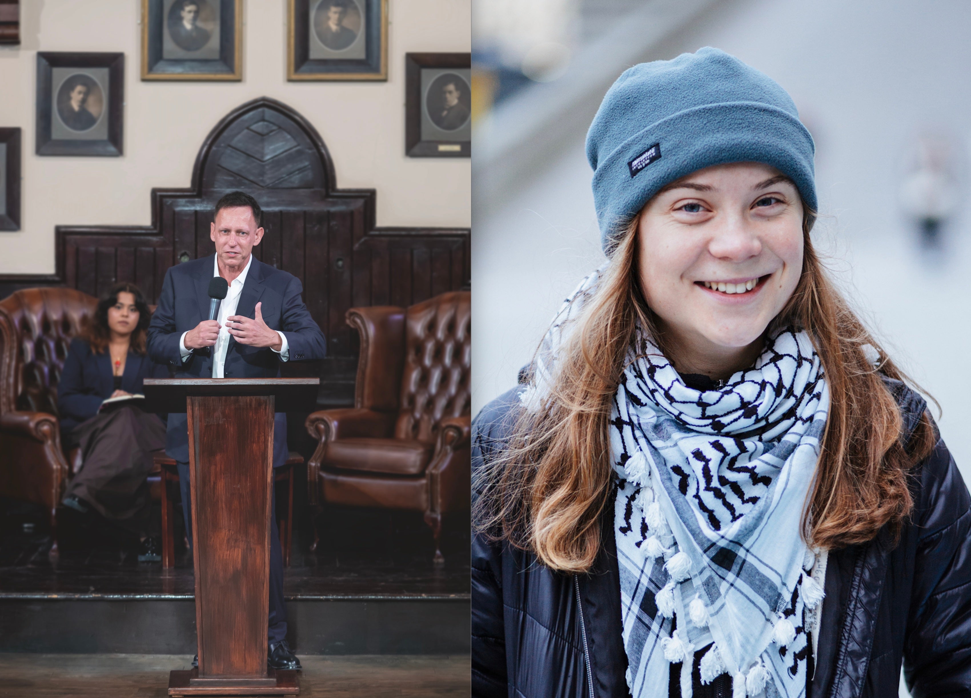 Peter Thiel nació en Alemania, pasó su adolescencia en Sudáfrica y llegó a Estados Unidos ya como un universitario brillante y ultraconservador. Abiertamente gay, está casado con el inversor Matt Danzeisen. Y la activista sueca Greta Thunberg se ha convertido en una de sus referencias para hablar del anticristo, porque lo que ella defiende va, según él, en contra del progreso de la humanidad.