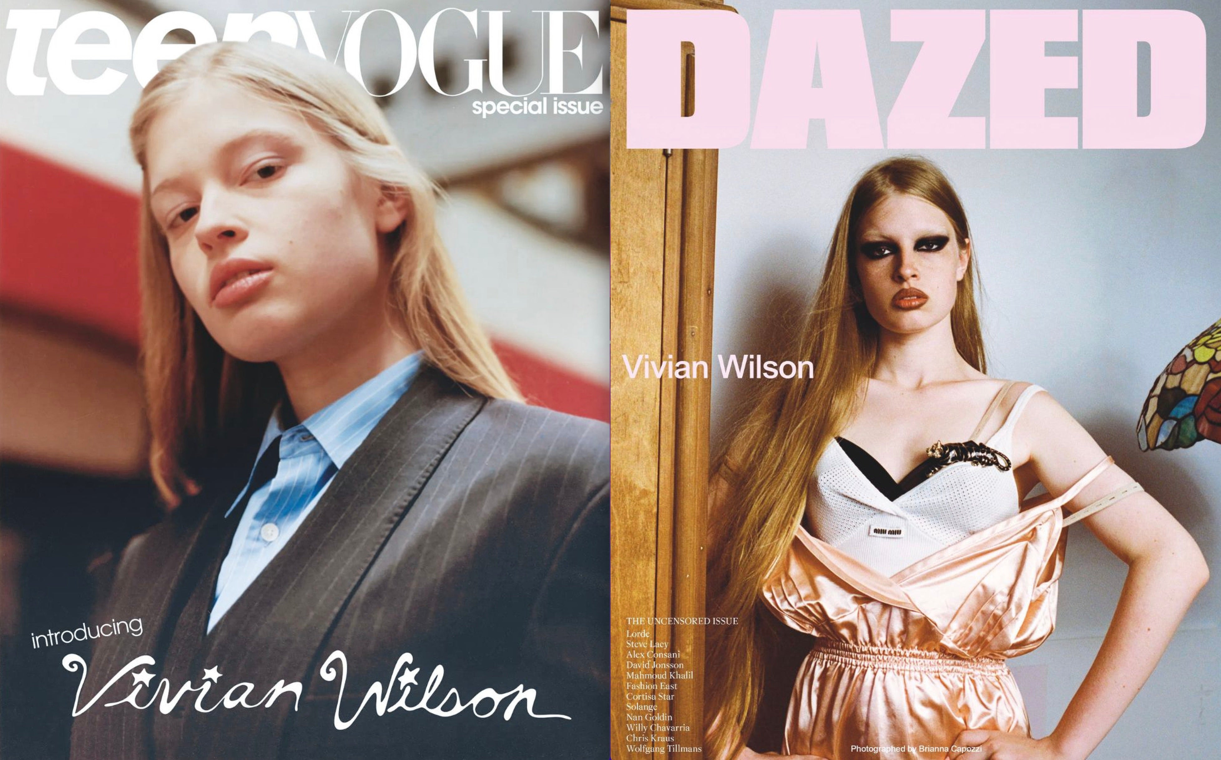 Vivian debutó el mes pasado en la Semana de la Moda de Nueva York y ha protagonizado varias portadas de revistas.