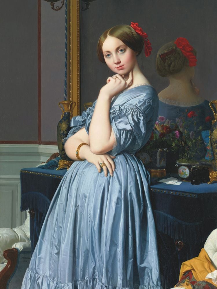 La condesa de Haussonville, de 1845, es uno de los pocos retratos pintados por Jean-Auguste-Dominique Ingres. Lo adquirieron los responsables de la Frick Collection en 1927. Pagaron por él 125.000 dólares.