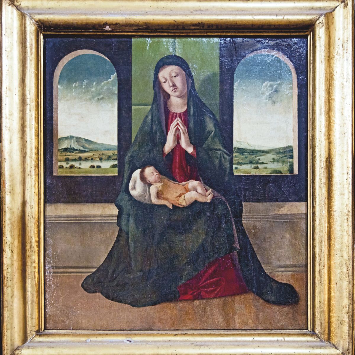 Madonna con el niño, de Alvise Vivarini, una joya del Palacio Ducal, robada por Pipino.