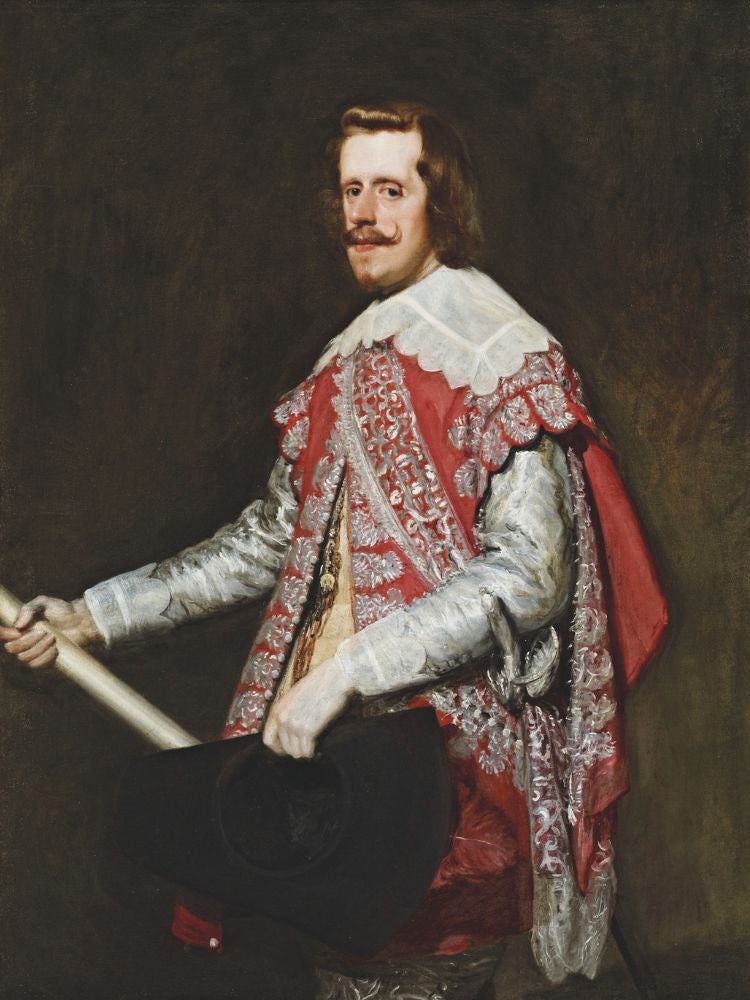 Diego de Velázquez pintó en 1644 Felipe IV en Fraga para conmemorar la recuperación de Lérida frente a los franceses. Muestra al rey sereno, sin triunfalismo. Frick lo compró en 1911 y es una de las joyas de su colección.