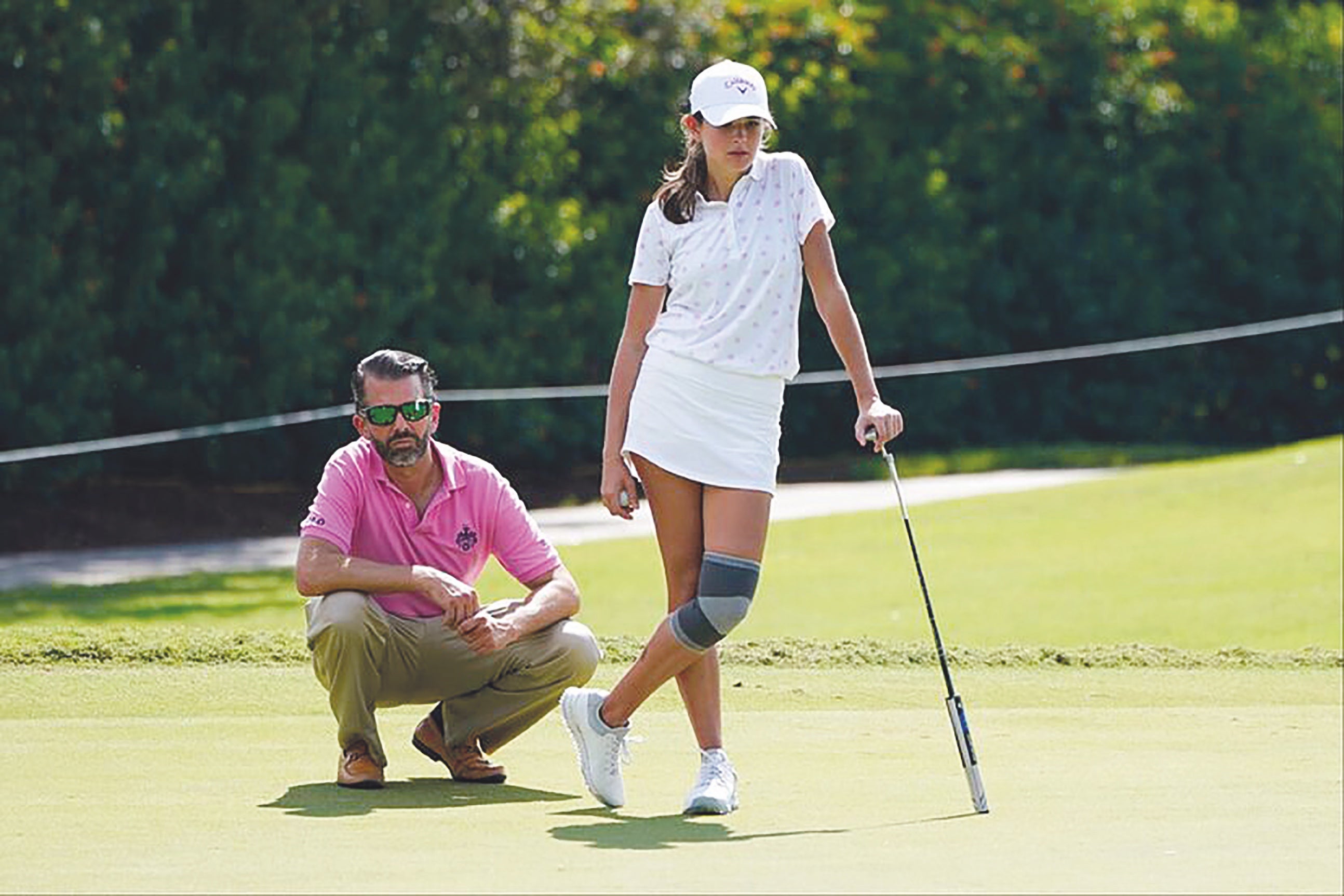 Donald Trump Jr., cuya hija mayor, Kai, acaba de ser 'enchufada' en el circuito profesional de golf, es uno de los principales promotores de los Enhanced Games.