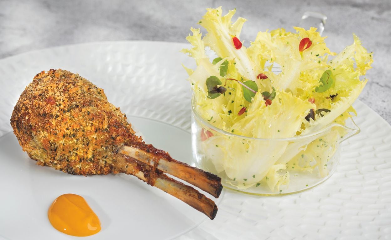 Chuletillas de cordero 'preñadas'