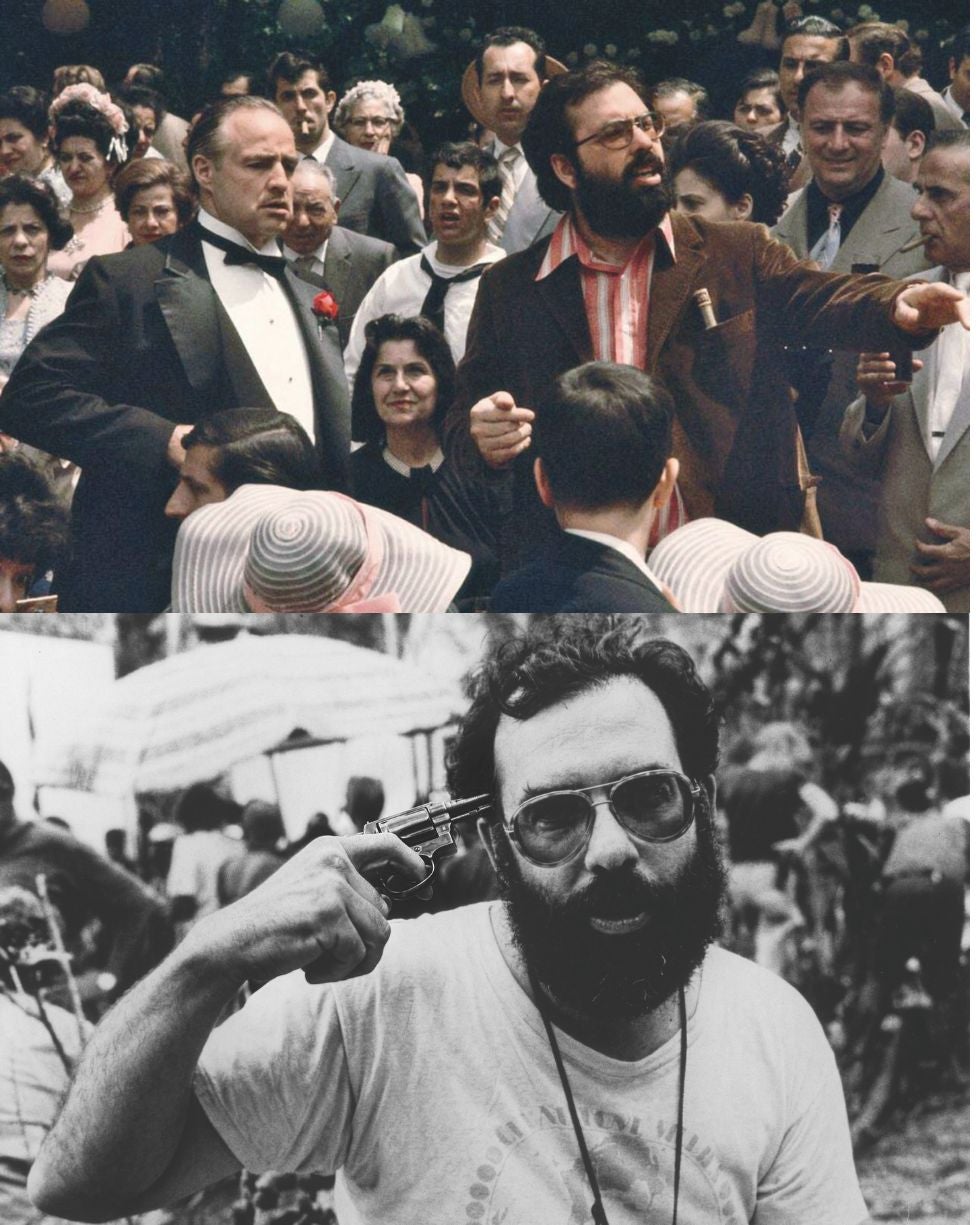 Sus dos obras maestras, El Padrino (1972) y Apocalypse now (1979), fueron rodajes de pesadilla. La palabra 'mafia' casi no se dice en la primera por presiones de la misma; el estudio rechazó a Brando y a Pacino; Coppola casi es despedido... En Apocalypse now, 16 meses en Filipinas; un tifón destruyó el set; Martin Sheen sufrió un infarto; Coppola, crisis nerviosas...